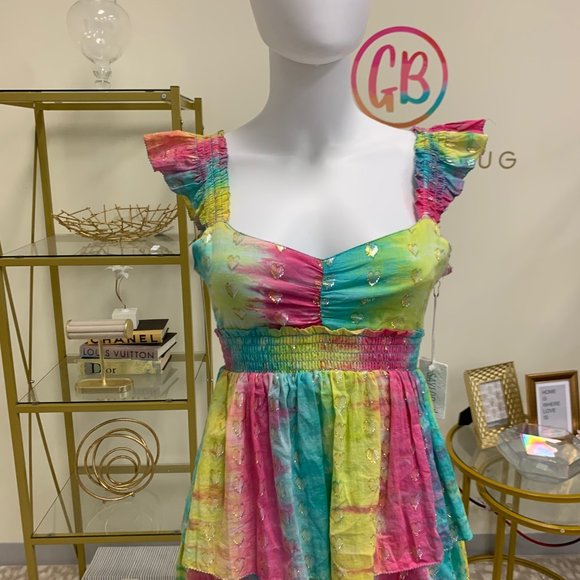 Rainbow Leola Dress by Saylor - Picture 5 of 10